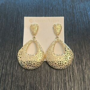 Vintage Kendra Scott “Sarah” Gold Earrings